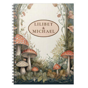 FAIRYCORE Mushrooms Goblincore Custom Gifts Notebook