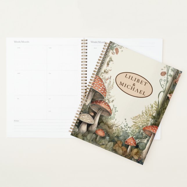 FAIRYCORE Mushrooms Goblincore Custom Gifts Planner (Display)