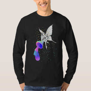 Fairycore Psychedelic Mushroom Grunge Goth T-Shirt