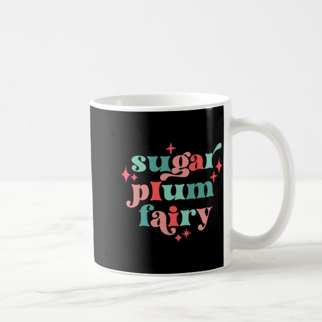 Fairycore Sugar Plum Fairy Tygraphy Art T Shirt  Coffee Mug (Right)