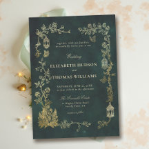 Fairycore Woodland Emerald Green Magical Wedding