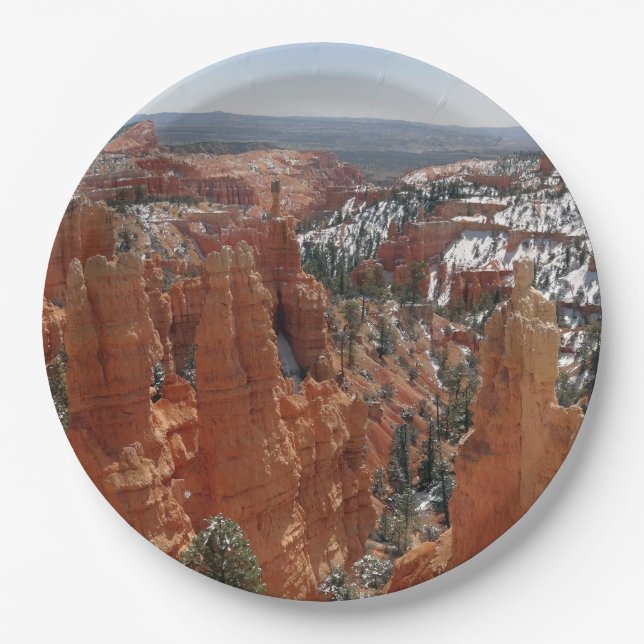 Fairyland Canyon at Bryce Canyon National Park Paper Plate (Front)