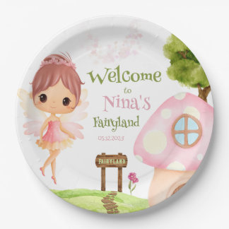 Fairyland & Flower Garden Paper Plates