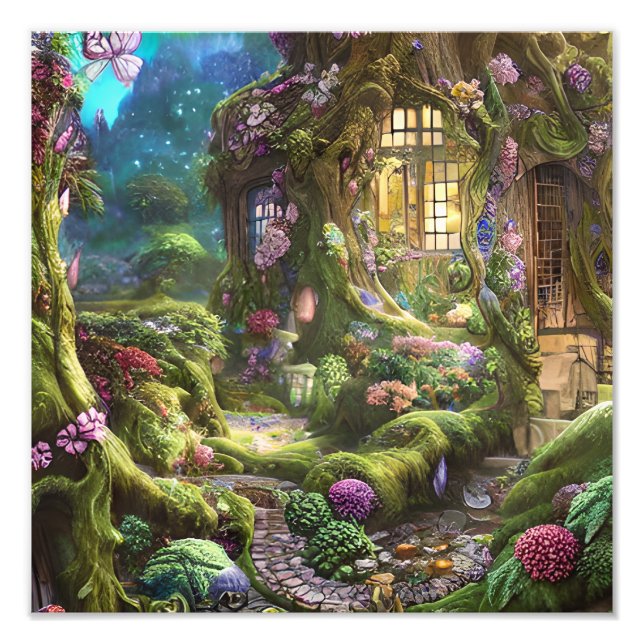 Fairyland Forest Graphic Photo Print (Front)