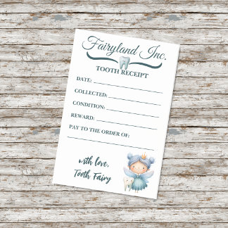 Fairyland Inc. Tooth Fairy Receipt Post-it Notes