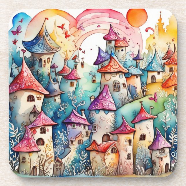 Fairyland magic castle  coaster (Front)