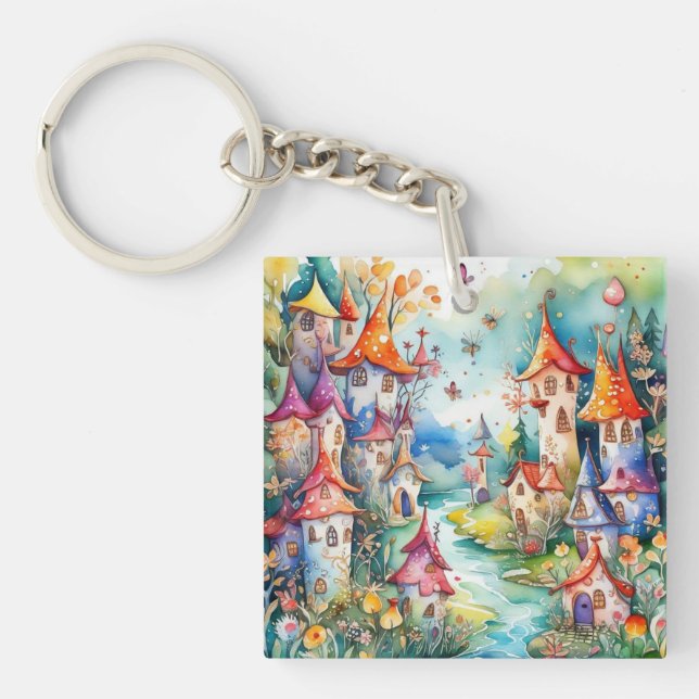 Fairyland magic castle  key ring (Front)