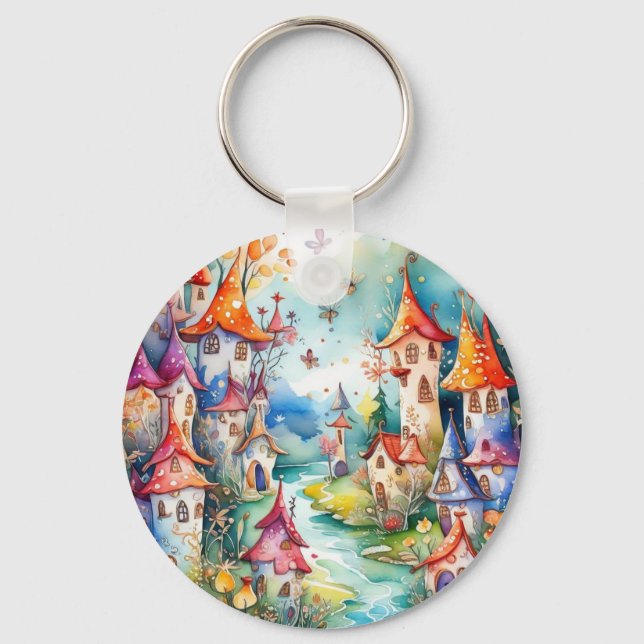 Fairyland magic castle  key ring (Front)