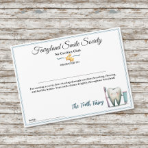 Fairyland Smile Society No Cavities Club