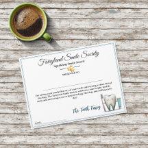 Fairyland Smile Society Sparkling Smile Award