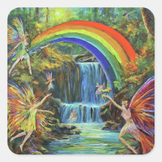 fairyland square sticker