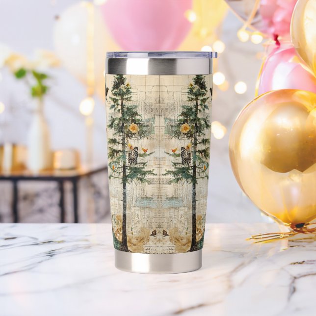 Fairyland Woodland Green Insulated Tumbler (Bachelor Party)