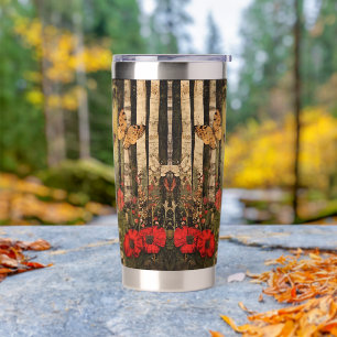 Fairyland Woodland Green Insulated Tumbler