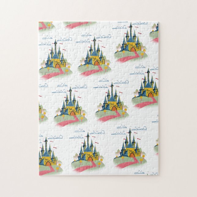 Fairytail castle pattern jigsaw puzzle (Vertical)