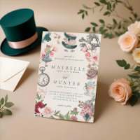 Fairytale Alice in Wonderland Whimsical Wedding