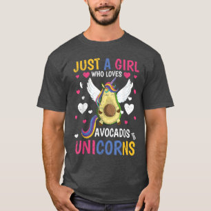 Fairytale Animal Lover Girls Women Cute Avocado Un T-Shirt