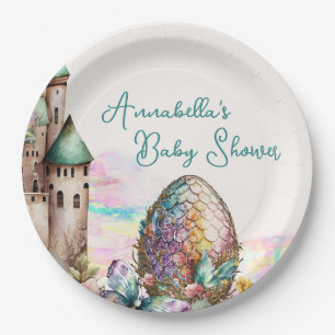 Fairytale Baby Dragon Egg Paper Plate
