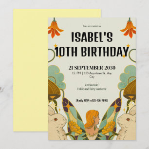  Fairytale  Birthday Invitation