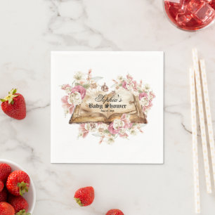 Fairytale Book Baby Shower Napkin