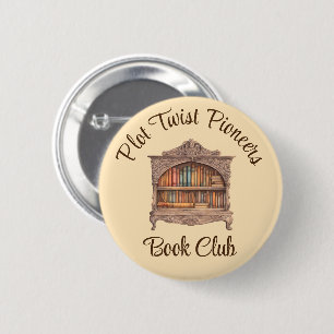 Fairytale Bookshelf 6 Cm Round Badge