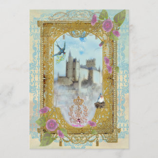 Fairytale Castle In The Mists Invitations