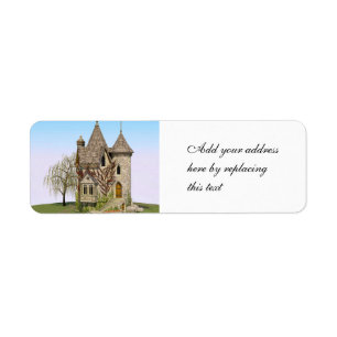 Fairytale Castle Perfect Birthday and Fantasy Gift Return Address Label