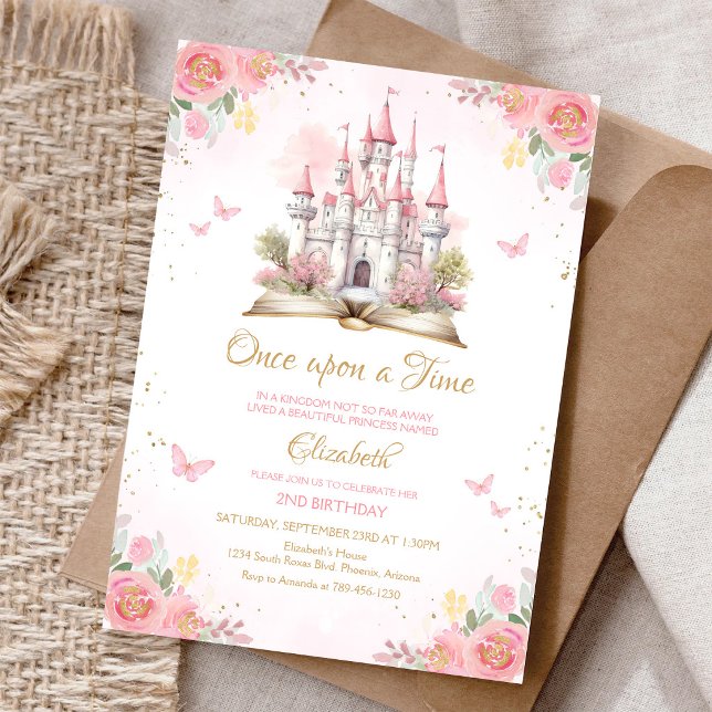 Fairytale Castle Princess Birthday Invitation (Creator Uploaded)