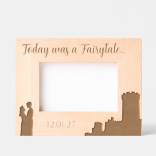 Fairytale Castle Princess Wedding  Etched Frames