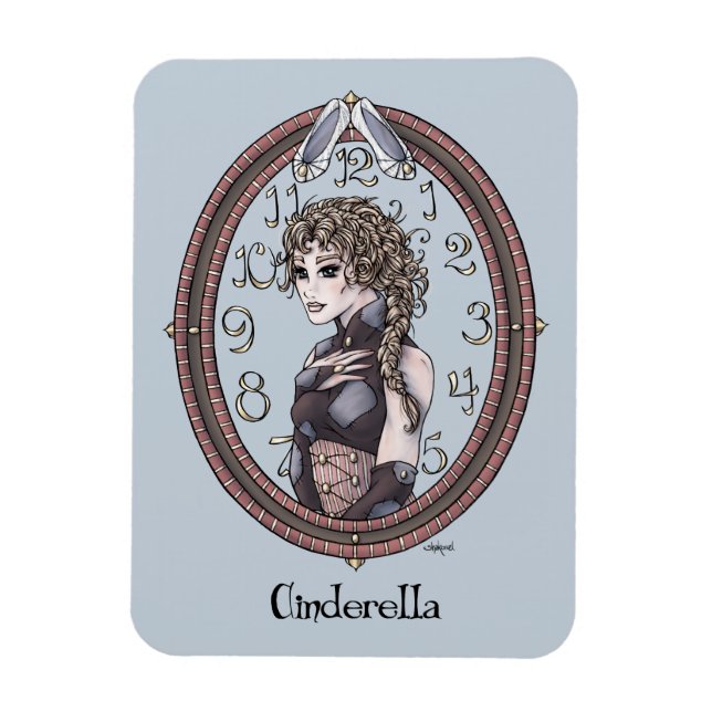 Fairytale "Cinderella" Fantasy Art Magnet #2 (Vertical)