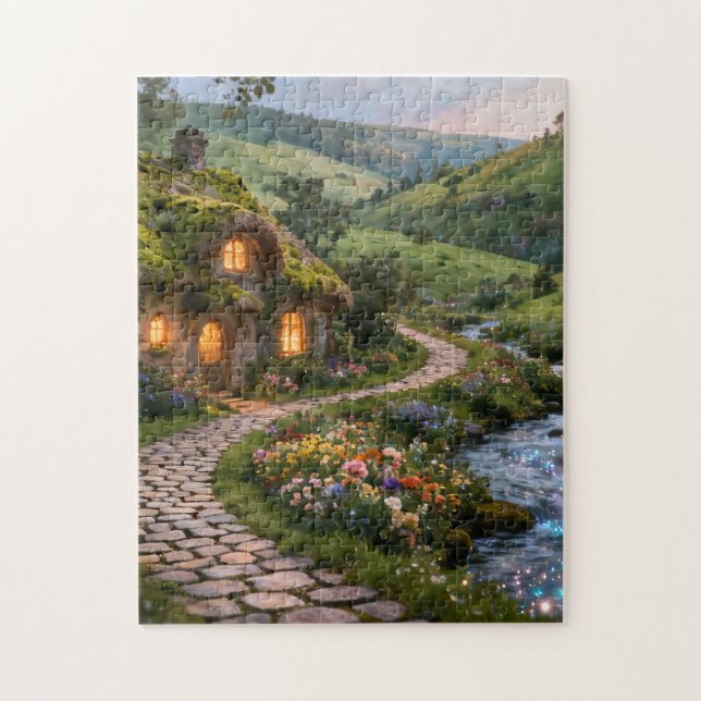 Fairytale Cottage Garden Puzzle (Vertical)