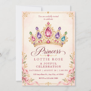 Fairytale Crown Birthday Celebration Template