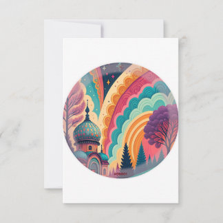 Fairytale Dome Thank You Card #00001 – Customise