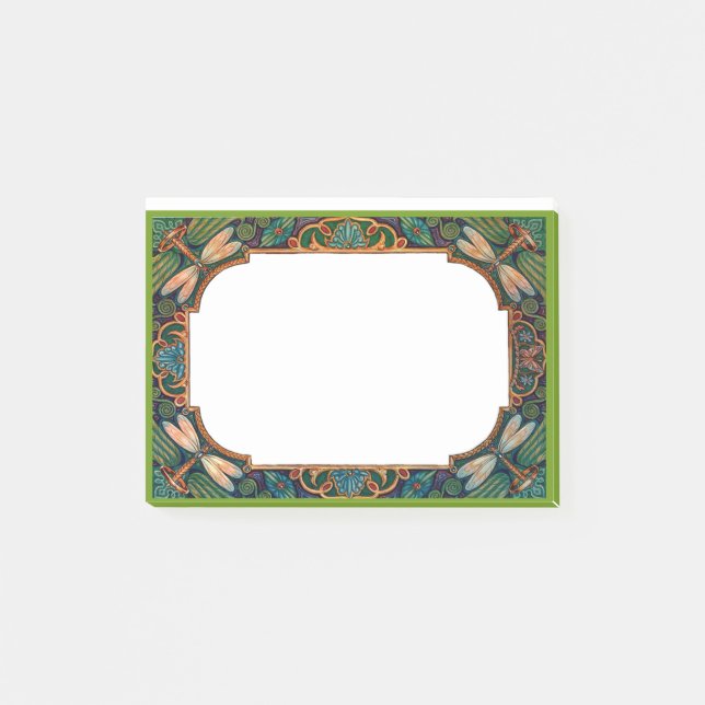 Fairytale Dragonfly Border Post-it Notes (Front)