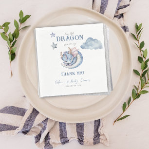 Fairytale Dreamy Dragon Baby Shower Napkin