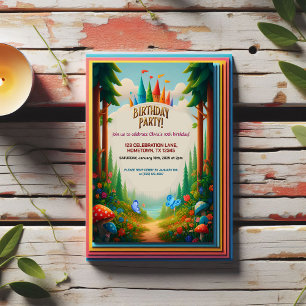 Fairytale Forest Birthday Invitation