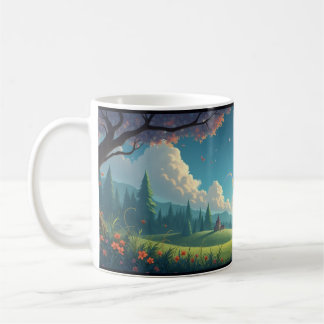 fairytale forest coffee mug