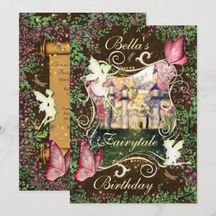 Fairytale Forest Enchanted Party Invitations