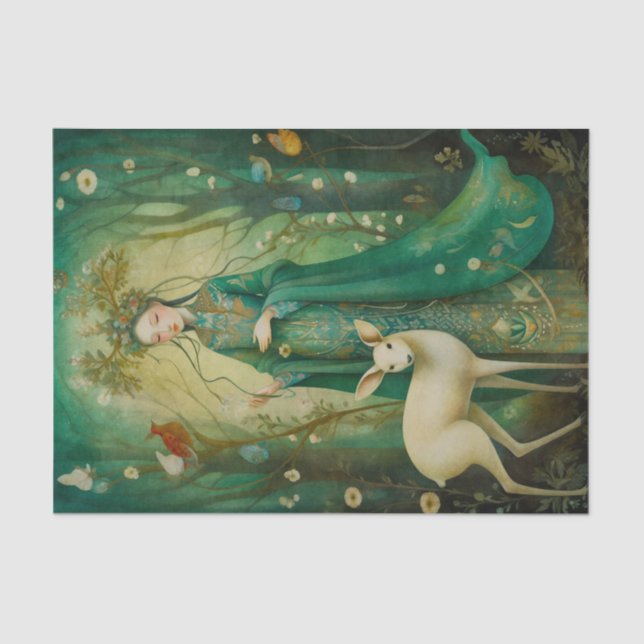 Fairytale Forest Princess Tissue Paper (Front)