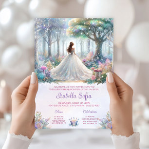 Fairytale Forest Quinceañera Invitation