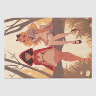 Fairytale Friends Little Red Riding Hood & Alice Tissue Paper