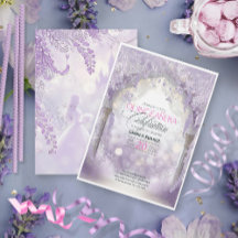 Fairytale Garden Quinceanera Lavender/Lilac ID1030