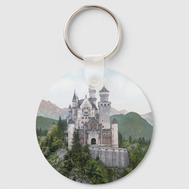 Fairytale German Castle Key Ring (Front)