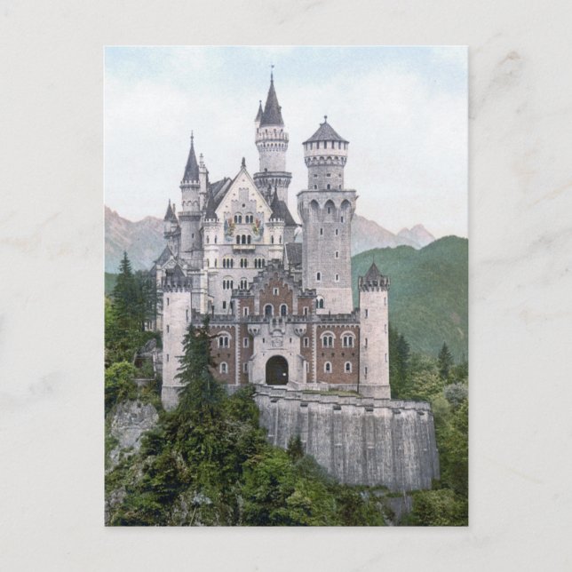 Fairytale German Castle Postcard (Front)