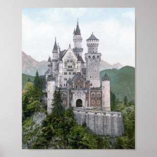 Fairytale German Castle Poster