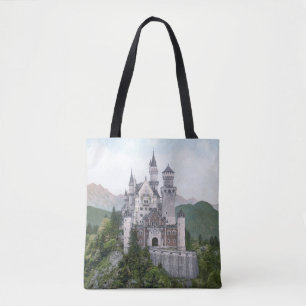 Fairytale German Castle Tote Bag