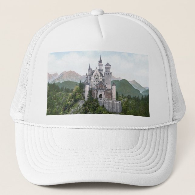 Fairytale German Castle Trucker Hat (Front)