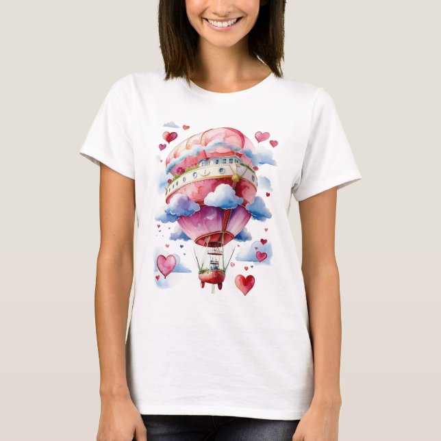 Fairytale Hot Air Balloon T-Shirt (Front)