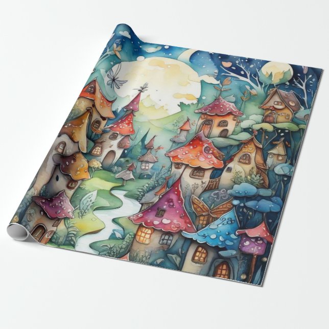 Fairytale in the fairyland Wrapping Paper (Unrolled)