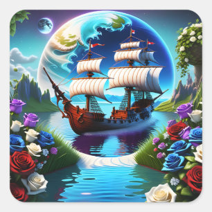 Fairytale is set in a world of enchantment, where square sticker