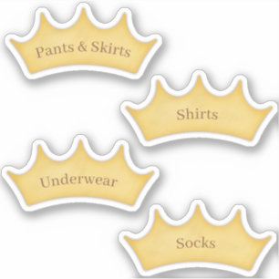 Fairytale Kids Room Storage & Organisation Labels